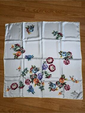 Prada silk Floral Scarf